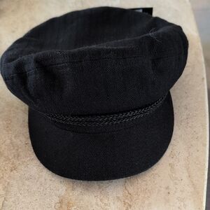Brixton Black Fiddler Fisherman Cap